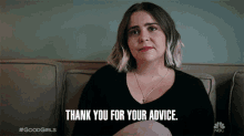 Thank You For Your Advice Annie Marks GIF - Thank You For Your Advice Annie Marks Mae Whitman GIFs
