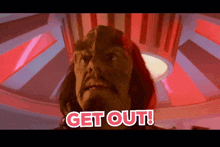 Star Trek Klingon GIF - Star Trek Klingon Get Out GIFs