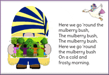 gnome animated card nursery rhyme