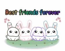 Bunnys Bunny Friends GIF - Bunnys Bunny Friends Best Friends GIFs