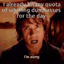 Bilbo Lord Of The Rings GIF - Bilbo Lord Of The Rings Im Sorry GIFs