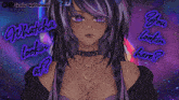 a picture of a girl with the words whatcha lookin at on the bottom