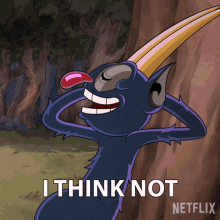 I Think Not Devil GIF - I Think Not Devil The Cuphead Show GIFs
