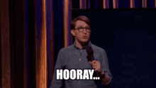 Hooray James Veitch GIF - Hooray James Veitch Happy GIFs