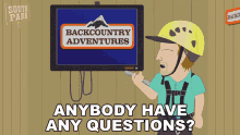 anybody have any questions michael south park s16e6 i should have never gone ziplining