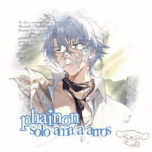 phajnon solo ama a amos is written on a poster