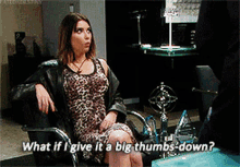 the bold and the beautiful steffy forrester what if i give it a big thumbs down big thumbs down thumbs down