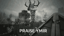Ymir Praise Ymir GIF - Ymir Praise Ymir Conan GIFs