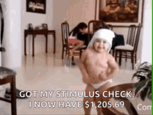 Stimulus Check Baby GIF