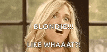 Blonde Kirsten Wiig GIF