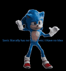 Sonic No Idea GIF - Sonic No Idea Dance GIFs