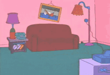 Zombie Couch Gag - The Simpsons GIF