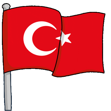 Turkey Flag Sticker - Turkey Flag Stickers