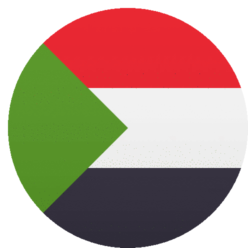 Sudan Flags Sticker