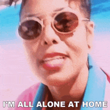 I'M All Alone At Home Janet Jackson GIF