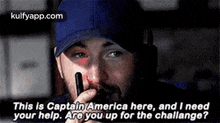 This Is Captain America Here, And I Needyour Help. Are You Up For The Challange?.Gif GIF - This Is Captain America Here And I Needyour Help. Are You Up For The Challange? Face GIFs