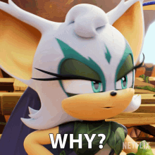 Why Rouge The Bat GIF - Why Rouge The Bat Sonic Prime GIFs