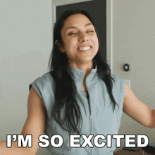 Im So Excited Michelle Khare GIF - Im So Excited Michelle Khare Im Thrilled GIFs