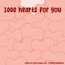 1000-hearts-for-you Just-for-you GIF