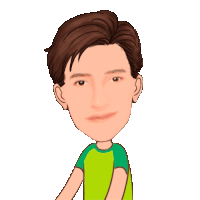 a boy in a green shirt is rubbing his eyes