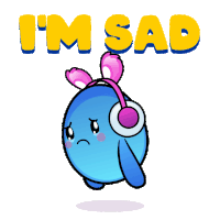 Sad Feelingdown Sticker