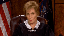 Judge Judy Gag GIF - Judge Judy Gag Gagging GIFs
