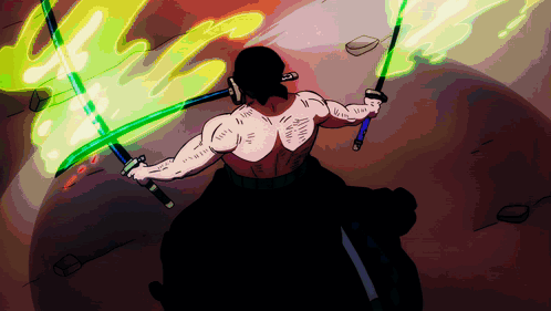 Zoro Defeats King  One Piece 