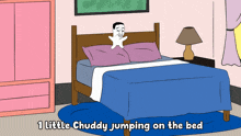 One Little Chuddy Jumping On The Bed Chudjak GIF