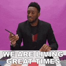 We Are Living Great Times Marques Brownlee GIF - We Are Living Great Times Marques Brownlee We Are Living In A Golden Age GIFs