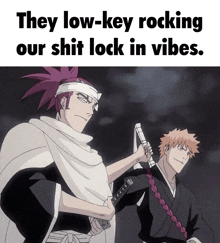they low-key rocking our shit lock in vibes poster