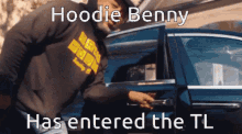 Hoodie Benny Entered The Tl GIF - Hoodie Benny Entered The Tl Entrance GIFs