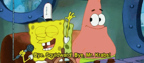 Bye Spongebob GIF - Bye Spongebob Bye Squidward - Descubre y comparte GIF