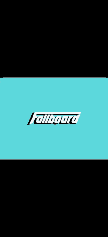 fallboard header text aquamarine