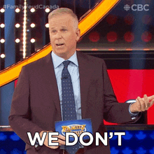 We Don'T Want It Gerry Dee GIF - We Don'T Want It Gerry Dee Family Feud Canada GIFs