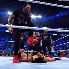 Roman Reigns The Bloodline GIF - Roman Reigns The Bloodline Jimmy Uso GIFs