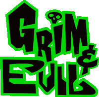 Grim And Evil The Grim Adventures Of Billy And Mandy Sticker - Grim And Evil The Grim Adventures Of Billy And Mandy Logo Stickers