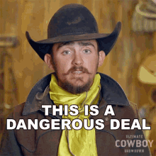 This Is A Dangerous Deal Stephen Heitmann GIF - This Is A Dangerous Deal Stephen Heitmann Ultimate Cowboy Showdown GIFs