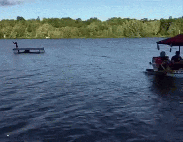 Lake Boat GIF - Lake Boat Drinking - Discover & Share GIFs