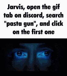 Jarvis Pasta Gun GIF - Jarvis Pasta Gun Discord Gif Search GIFs