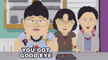 You Got Good Eye Asian Clerks GIF - You Got Good Eye Asian Clerks South Park GIFs