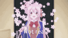 Anime Not Real Satou GIF - Anime Not Real Not Real Satou GIFs