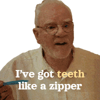 Ive Got Teeth Like A Zipper Pop Sticker - Ive Got Teeth Like A Zipper Pop Patrick Critch Stickers