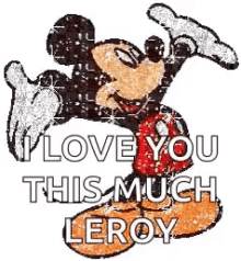 Mickey Mouse I Love You This Much GIF - Mickey Mouse I Love You This Much GIFs