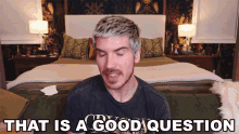 That Is A Good Question Joey Graceffa GIF - That Is A Good Question Joey Graceffa Nice Question GIFs