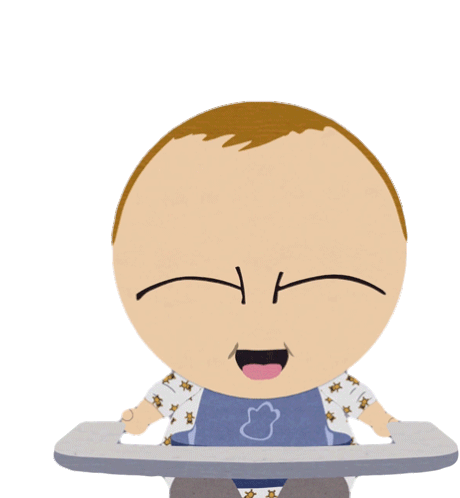 Laughing Laughing Baby Sticker - Laughing Laughing Baby South Park Stickers