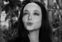 Kissy Face GIF - The Addams Family Carolyn Jones Morticia Addams GIFs