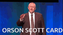 Orson Scott Card Speech GIF - Orson Scott Card Speech Talking GIFs