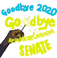 Goodbye2020 2021 Sticker - Goodbye2020 2021 Goodbye Republican Controlled Senate Stickers