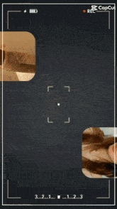 a collage of four pictures of a woman with the caption cap cut