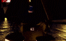 a video game character named cakepop is standing in a dark room